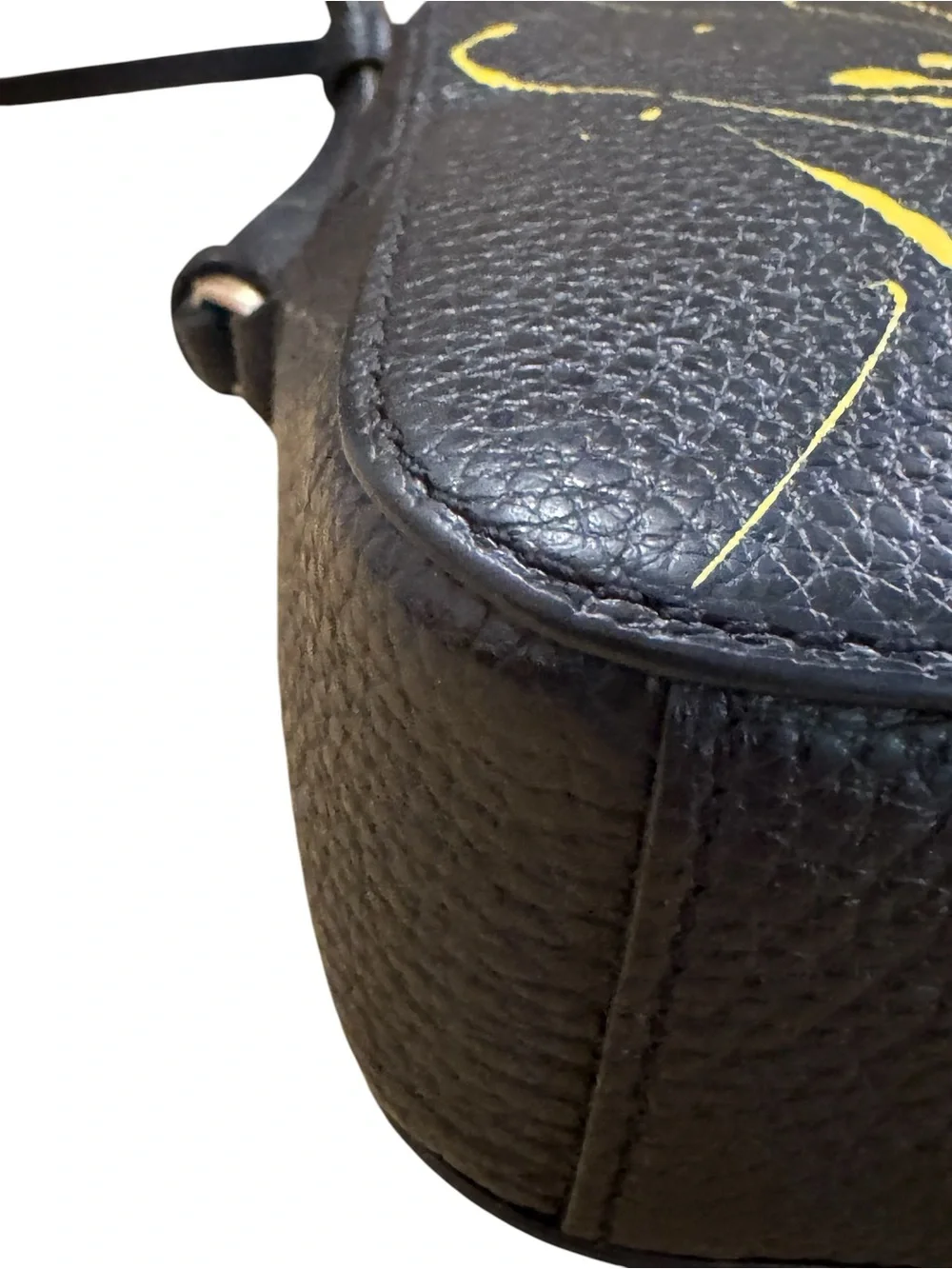 Coach Mini Camera Bag 2021 with Added Yellow Splatter COA